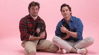 Matt Bomer and Jonathan Bailey The Puppy Interview [upl. by Abagail]