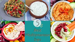 5 Best Mediterranean Dips For Your Parties [upl. by Etnovahs]