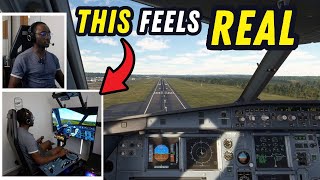 Microsoft Flight Simulator With Eye Tracking Is AMAZING [upl. by Delgado]