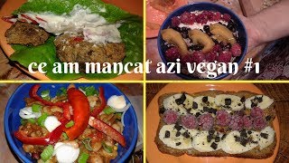 ce am mancat azi vegan 1 [upl. by Mechling]