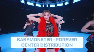 BABYMONSTER  FOREVER  CENTER DISTRIBUTION [upl. by Nilesoy220]