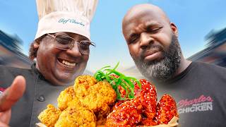 Black Chefs try Korean Fried Chicken for the First Time [upl. by Now607]