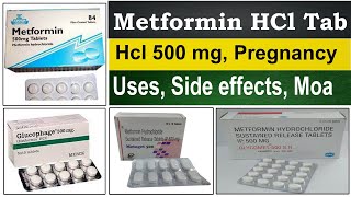 Metformin hydrochloride 500 mg in urdu uses in pregnancy Mechanism of action Side effects dose [upl. by Benedix]