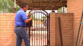 How to measure and install your new Wrought Iron Gate [upl. by Getter441]