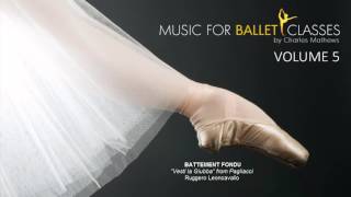 Ballet Exercise  Battement Fondu  Perfect Music for Ballet Class [upl. by Essirahc]