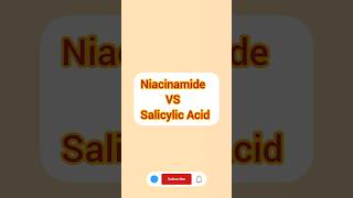 Niacinamide VS Salicylic Acid skincare shortsfeed [upl. by Yokum125]