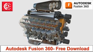 Autodesk Fusion 360 Free Download Windows amp Mac [upl. by Blackmun965]