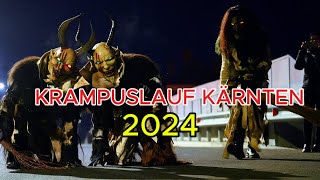 KRAMPUSLAUF in ARNOLDSTEIN Kärnten 2024 Brauchtum Österreich [upl. by Aratnahs]