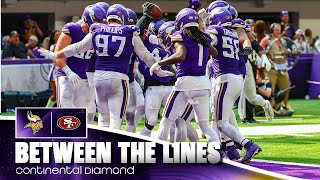 Minnesota Vikings 23 San Francisco 49ers 17  Between the Lines [upl. by Azarcon]