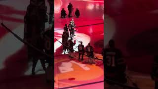 Ottawa Senators VS Philadelphia Flyers Season Opener Ceremony 20232024 Season [upl. by Ahseket666]