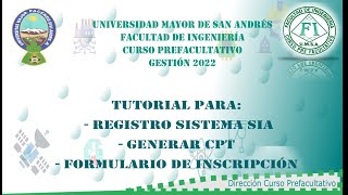 Tutorial Registro SIA CPT y Formulario de Inscripción CPF PSA [upl. by Karilla]