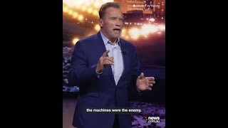 Arnold Schwarzenegger unveils world’s first colour changing car [upl. by Ydeh41]