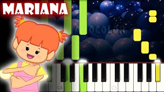 Mariana  Piano Cover  Tutorial  Karaoke [upl. by Aleac]