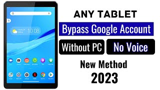 New Method 2023How To Bypass Google Account Any Tablet Android 101112  Without Pc [upl. by Annola]