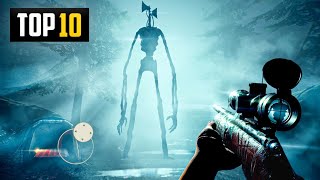 Top 10 Best Offline HORROR Games for Android  2024 HD Graphics [upl. by Ardnaid]