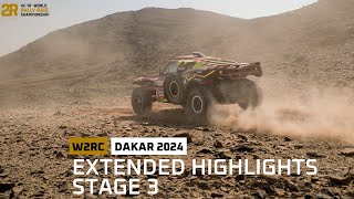 Extended highlights  Stage 3  Dakar2024  W2RC [upl. by Aizek]