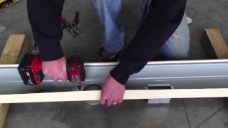 How to Install Downpipe Pop in Quad Guttering  Metal Roofing Online [upl. by Cagle]