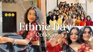 College Ethnic Day Vlog  Hansika Krishna🌼 [upl. by Etheline]