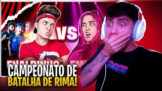 BATALHA DE RAP  ENALDINHO vs EMILY VICK React [upl. by Nnylarej]