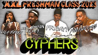 2023 XXL Freshman Cypher With Finesse2tymes Lola Brooke Fridayy Real Boston Richey [upl. by Ynnattirb]