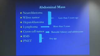 Solid Tumors in Pediatric Oncology by Dr Venkataraman [upl. by Ybur]