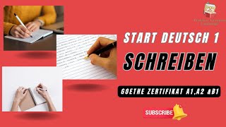 A1 Schreiben Teil 2  Goethe Zertifikat  How to write EMail amp Letter in German Exam [upl. by Toolis664]