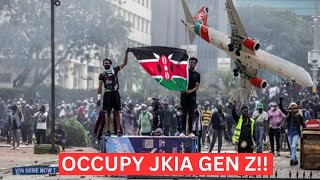 LIVE HAPPENING NOW STORMING JKIA GEN Z MASS DEMOS KICKS OF IN NAIROBI [upl. by Atena]