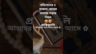 মহিলাদের বেতের নামাজের নিয়ম  beter namaz porar niom  বিতর নামাজ পড়ার 🥰🇯🇴🇧🇩🥰 [upl. by Ollecram]