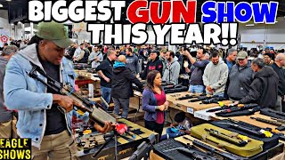 BIGGEST GUN SHOW THIS YEAR gunshow guns [upl. by Yuri960]