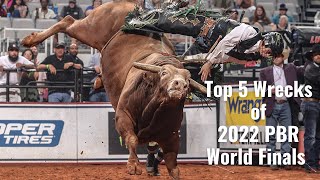 Top 5 Wrecks from the 2022 PBR World Finals [upl. by Bohlin]