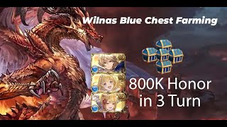 GBF  Wilnas blue Chest Farming  Magna  800k honor in Wilnas using CA team  グランブルーファンタジー  ウィルナス [upl. by Celestyna790]