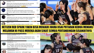 KOMENTAR RED SPARK USAI HAJAR HI PASS 30 FANS YAKIN MEGAWATI CS JADI JUARA LIGA VOLI KOREAmegatron [upl. by Coleman]