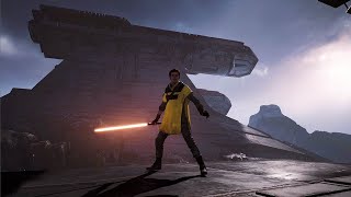 Star Wars Jedi FALLEN ORDER  Exploring the Venator Wreckage  1080p ✔ [upl. by Annaujat]