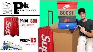 BUYING THE CHEAPEST LEGIT SNEAKERS OFF PERFECT KICKS [upl. by Bethena126]