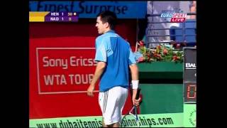 Nadal vs Henman ATP Dubai 2006 quarterfinal 28 [upl. by Welch79]