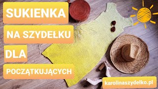 Sukienka na szydełku dla początkujących  cz23 Karolina Szydełko [upl. by Eilata]