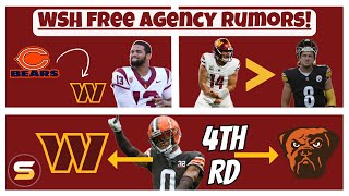 WSH Free Agency Trading 4th Rd Pick for CB Greg Newsome Bears Desperate to Trade Down  More [upl. by Skier]