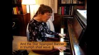 The Star Spangled Banner with lyrics [upl. by Lrig885]