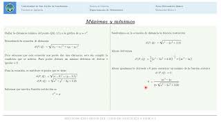 MAXIMOS Y MINIMOS  Video Tema Clave Examen 046 [upl. by Keraj]