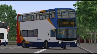 Brand New OMSI Lincolnshire v3  103 to Kirton in Lindsey [upl. by Masera]