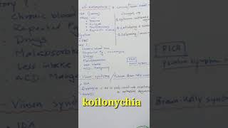 koilonychia causes stages plummerVinson syndrome [upl. by Jeroma]