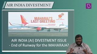 BYJUS IAS  AIR INDIA DIVESTMENT [upl. by Dyrrej]