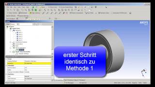 Knotenbasiertes Arbeiten mit Workbench ANSYS 1457 [upl. by Tybi69]