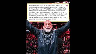 Mark Coleman and his daughters get invited to UFC 300 after Max Holloways request [upl. by Arianna]