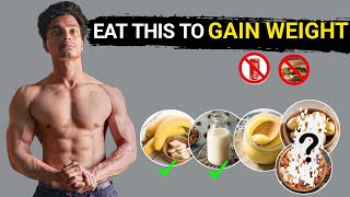 5 TOP Foods For FAST GAINING  Skinny  Hard gainer [upl. by Illil]