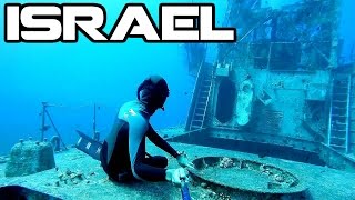 Wreck Diving  Eilat Israel  Freediver HD  Satil [upl. by Brier]