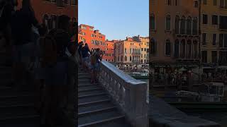 10 Venedig Venice at the RialtoBridge in Italy travel summer [upl. by Adieren]