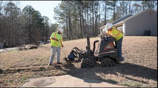 Kinetic by Windstream Delivers Fast Fiber Internet with High Quality Residential Plow Installation [upl. by Ocirederf334]