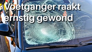 Voetganger ernstig gewond na aanrijding met auto in Bergeijk [upl. by Oine]