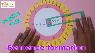 English TLM  Sentence Formation English Working Model  TukkuTV [upl. by Ettennyl759]